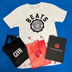 Beats by Dr. Dre Event Swag: Shirt/Journal/Bag